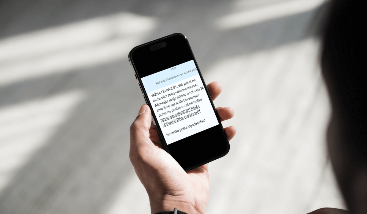 Mobitel s lažnom porukom Hrvatske pošte