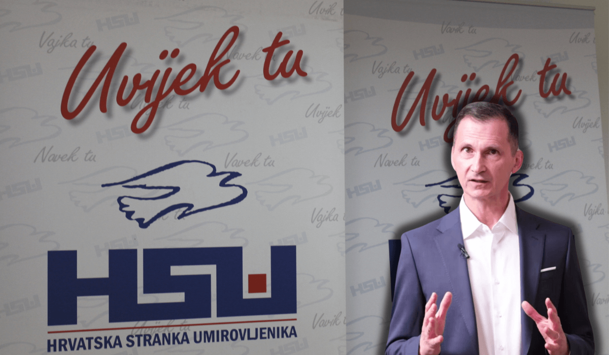 HSU plakat i Dragan Primorac