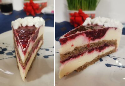 Torta s malinama, mascarpone sirom i lješnjacima | Mirovina.hr