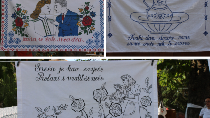 Foto dana: Kuhinjske krpe su nekada krasile zidove, a imale su i posebne poruke