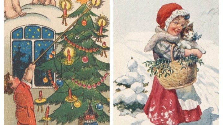 Foto dana: Sjećate li se kako su nekada izgledale božićne čestitke? Donosimo nekoliko primjera