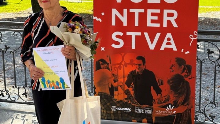 Umirovljenica najvolonterka Karlovca: 'Zadovoljstvo je kada vidiš ljude koji su oko tebe i koji te podržavaju'