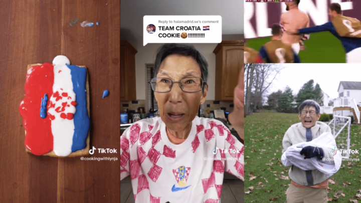 Kakva podrška: 75-godišnja zvijezda TikToka napravila 'hrvatski' kolačić i zabila u Petkovićevu stilu