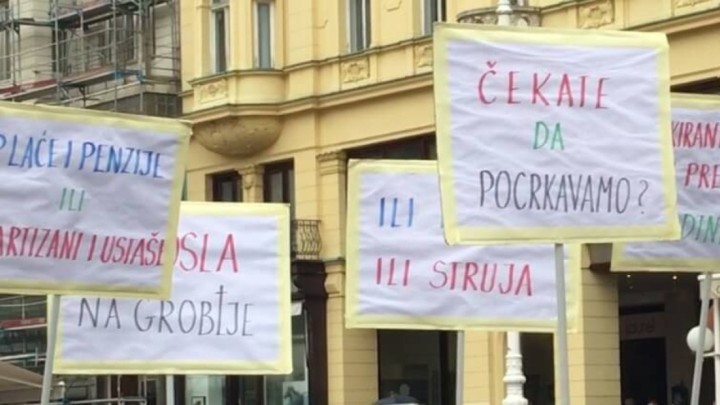 Umirovljenici zveckaju prosvjedom: "Tada nas je bilo 7.000, jesmo li spremni za barem 70.000?"