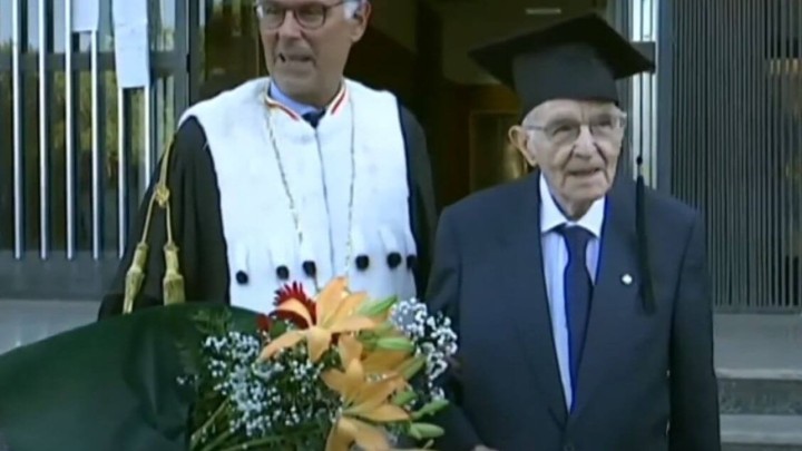 Kakav događaj: Umirovljenik (96) usred pandemije diplomirao s najboljim ocjenama