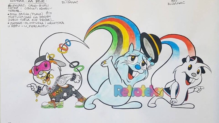 Autor Zagija nacrtao najpoznatiju vjevericu 30 godina kasnije: Ima 50 godina i dvojicu sinova