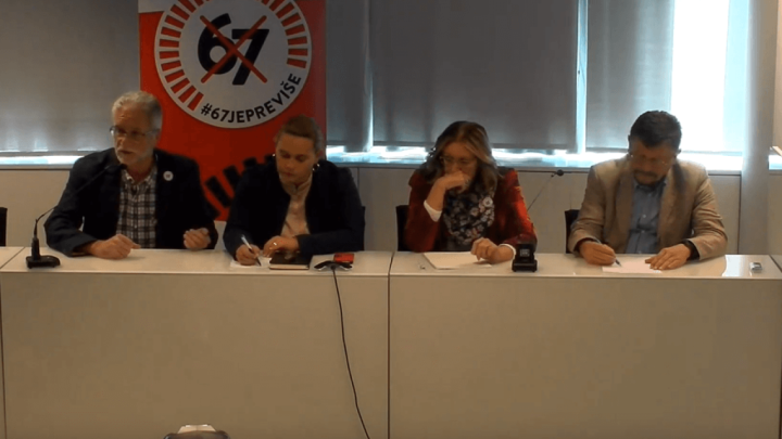 Sindikati: "Bilo bi dobro za ovu zemlju da doživi referendum"