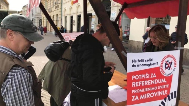 Fotofiniš: Sindikati objavili koliko su prikupili, nedostaje im manje od 70 tisuća potpisa!