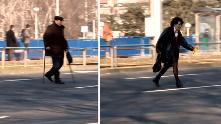 NB: "U Zagrebu prošlog vikenda održana prva službena utrka umirovljenika preko Avenije Dubrovnik"