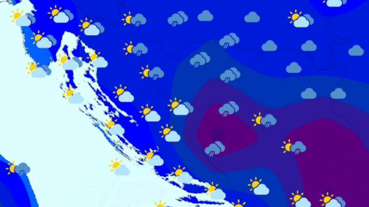 Debeli minusi, bura, snijeg: Pogledajte kako će izgledati vremenska prognoza narednih dana