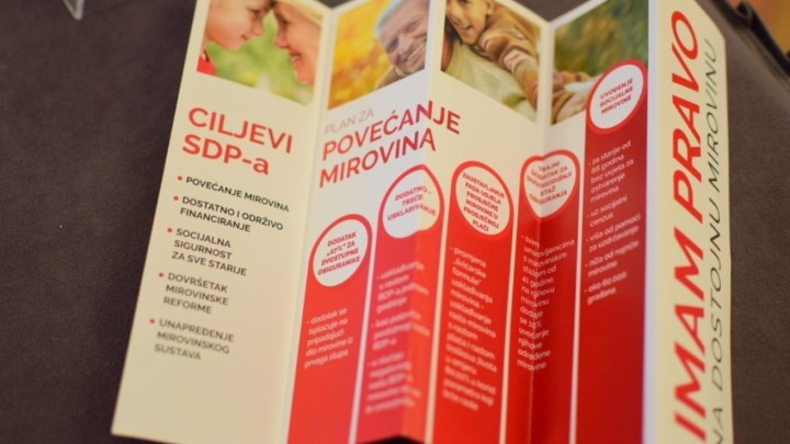 SDP predstavio mjere za porast mirovina: "Siromaštvo starijih jedan je od ključnih problema Hrvatske"