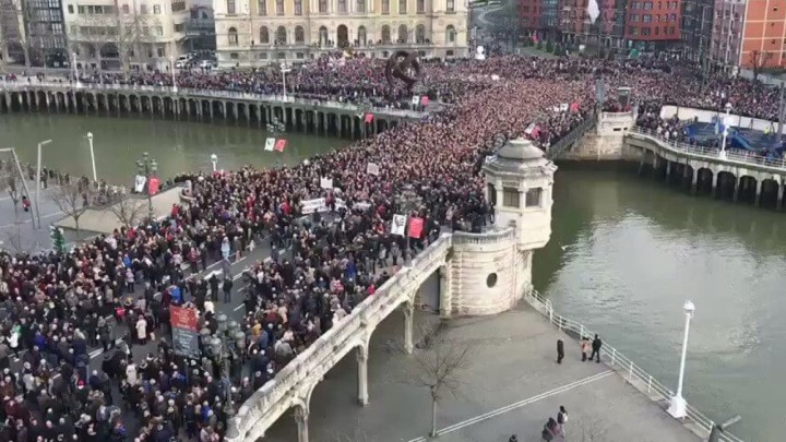 Mase umirovljenika na španjolskim ulicama prosvjeduju zbog mirovina [VIDEO]
