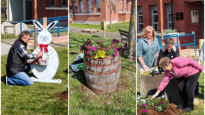Umirovljenici pripremili općinu za Uskrs: 'Male stvari uljepšavaju zajedničke prostore'