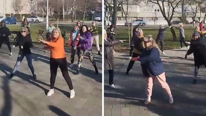 Umirovljenici na Knežiji osvojili internet: Pokazali su svima kako se vježba u prirodi